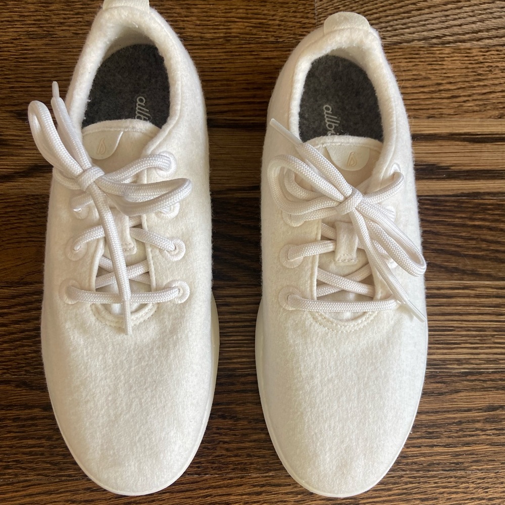 All Birds wool runners 8 off white